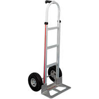 Knocked Down Hand Truck, Single Grip Handle, Aluminum, 52" Height, 500 lbs. Capacity Waymarc Industries Inc