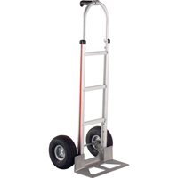 Knocked Down Hand Truck, Single Grip Handle, Aluminum, 52" Height, 500 lbs. Capacity Waymarc Industries Inc
