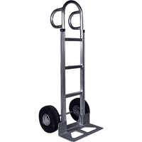 Knocked Down Hand Truck, P-Handle Handle, Aluminum, 52" Height, 500 lbs. Capacity Waymarc Industries Inc