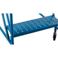 CSA-Certified Rolling Step Ladder with Locking Step, 8 Steps, 30" Step Width, 72" Platform Height, Steel Waymarc Industries Inc
