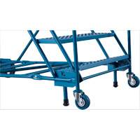 CSA-Certified Rolling Step Ladder with Locking Step, 8 Steps, 30" Step Width, 72" Platform Height, Steel Waymarc Industries Inc