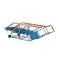 CSA-Certified Rolling Step Ladder with Locking Step, 8 Steps, 30" Step Width, 72" Platform Height, Steel Waymarc Industries Inc