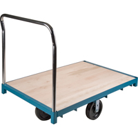 Chariot &agrave; plateforme robuste, 48" lo x 24" la, Capacit&eacute; de 2500 lb, Roues en Nylon Waymarc Industries Inc