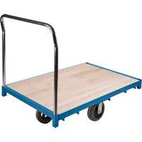 Chariot &agrave; plateforme robuste, 48" lo x 24" la x Capacit&eacute; 2000 lb, Roues en Caoutchouc Waymarc Industries Inc