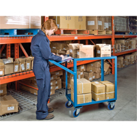 Order Picking Carts, 36" H x 18" W x 46" D, 2 Shelves, 1200 lbs. Capacity MB440 | Waymarc Industries Inc