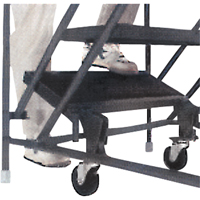 Slope Rolling Ladder, 9 Steps, Anti-Skid, 50° Incline, 90" High Waymarc Industries Inc