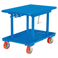 Hydraulic Lift Table, 24" L x 36" W, Steel, 2000 lbs. Capacity Waymarc Industries Inc