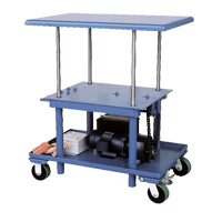 Post Lift Table, Steel, 36"L x 24"W, 2000 lbs. Capacity MF982 | Waymarc Industries Inc