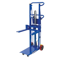 Platform Lift Stacker, Foot Pump Operated, 750 lbs. Capacity, 52" Max Lift MF994 | Waymarc Industries Inc