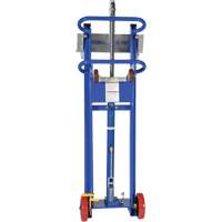 Hydra Lift Platform Stacker, Foot Pump Operated, 750 lbs. Capacity, 52" Max Lift MF995 | Waymarc Industries Inc