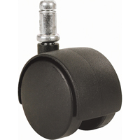 Twin Wheel Caster (300/400 Series), Swivel, 2" (51 mm) Dia., 75 lbs. (34 kg.) Capacity Waymarc Industries Inc