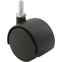 Twin Wheel Caster (300/400 Series), Swivel, 2" (51 mm) Dia., 75 lbs. (34 kg.) Capacity Waymarc Industries Inc