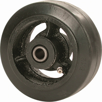Mold-on Rubber Wheel, 4" (102 mm) Dia. x 1-1/2" (38 mm) W, 350 lbs. (158 kg.) Capacity MG553 | Waymarc Industries Inc
