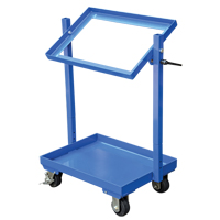 Stock Cart, Steel, 30-11/16" W x 19-1/4" D, 2 Shelves, 200 lbs. Capacity MH045 | Waymarc Industries Inc