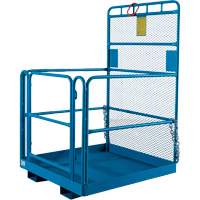 Nacelle &eacute;l&eacute;vatrice pour travail en hauteur, 48" x 48" x 72" h, Capacit&eacute; de 1000 lb, Acier Waymarc Industries Inc