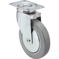 Caster, Swivel with Brake, 3" (76 mm), Nylon, 250 lbs. (113 kg.) Waymarc Industries Inc