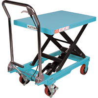 Heavy-Duty Hydraulic Scissor Lift Table, 32" L x 19-3/4" W, Steel, 660 lbs. Capacity Waymarc Industries Inc
