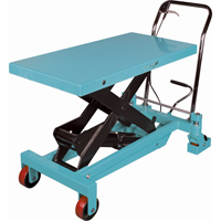 Table &eacute;l&eacute;vatrice robuste &agrave; ciseaux hydraulique, 40" lo x 20-1/8" la, Acier, Capacit&eacute; 2200 lb Waymarc Industries Inc