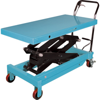 Table &eacute;l&eacute;vatrice robuste &agrave; ciseaux hydraulique, 48" lo x 24" la, Acier, Capacit&eacute; 1545 lb Waymarc Industries Inc