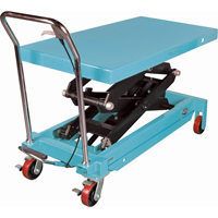 Table &eacute;l&eacute;vatrice robuste &agrave; ciseaux hydraulique, 48" lo x 24" la, Acier, Capacit&eacute; 1545 lb Waymarc Industries Inc