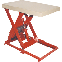 Scissor Lift Table, Steel, 36" L x 20" W, 1100 lbs. Capacity MK811 | Waymarc Industries Inc