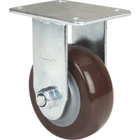 Caster, Rigid, 4" (101.6 mm), Polyurethane, 440 lbs. (199.58 kg.) Waymarc Industries Inc