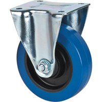 Blue Caster, Rigid, 5" (127 mm), Rubber, 400 lbs. (181 kg.) ML338 | Waymarc Industries Inc