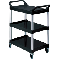Service Cart, 3 Tiers, 19" x 38" x 34", 200 lbs. Capacity Waymarc Industries Inc