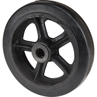 Mold-On Rubber Wheel, 8" (203 mm) Dia. x 2" (51 mm) W, 400 lbs. (181 kg.) Capacity ML813 | Waymarc Industries Inc