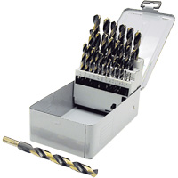 BG29RS Premium JET-KUT B & G Reduced Shank Drill Bit Set, 29 Pieces, High Speed Steel Waymarc Industries Inc