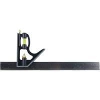 Combination Square, 12" L, Stainless Steel, Plain Waymarc Industries Inc