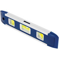 Torpedo Level, 9" L, Aluminum, 3 Vials, Magnetic Waymarc Industries Inc