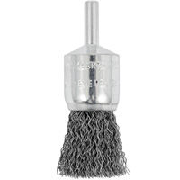Shaft Mounted Crimped End Brush, 3/4", 0.012" Fill, 1/4" Shank Waymarc Industries Inc