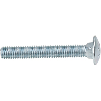 Carriage Bolt, Standard, 5/16" x 3" L, Zinc Cr+3, Coarse Waymarc Industries Inc