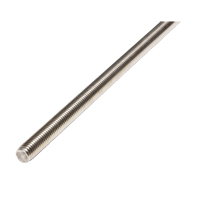 Threaded Rod, 1/4"-20, 36" L, Stainless Steel, Grade 18-8 Grade MMT209 | Waymarc Industries Inc