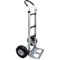 Knocked Down Hand Truck, Continuous Handle, Aluminum, 49-5/8" Height, 500 lbs. Capacity Waymarc Industries Inc