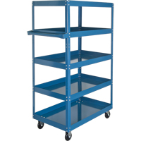 Shelf Carts , 5 Tiers, 18" W x 61" H x 30" D, 900 lbs. Capacity Waymarc Industries Inc