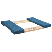 Carpeted Ends Hardwood Dolly Frame, Wood Frame, 18" W x 24" L, 900 lbs. Capacity MN174 | Waymarc Industries Inc