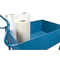 Deep Lipped Service Cart, 2 Tiers, 24" W x 47" H x 36" D, 1200 lbs. Capacity Waymarc Industries Inc