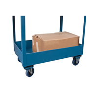 Deep Lipped Service Cart, 2 Tiers, 24" W x 47" H x 36" D, 1200 lbs. Capacity Waymarc Industries Inc