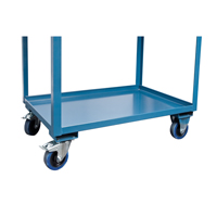 Mobile Service Cart, 2 Tiers, 24" W x 57" H x 40" D, 1200 lbs. Capacity Waymarc Industries Inc