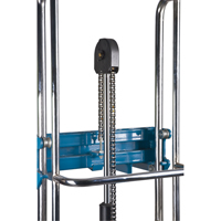 Hydraulic Platform Lift Stacker, Foot Pump Operated, 880 lbs. Capacity, 60" Max Lift MN397 | Waymarc Industries Inc