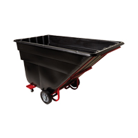 Tilt Truck, Polyethylene, 1-1/2 cu. yd., 1200 lbs. Load Capacity Waymarc Industries Inc