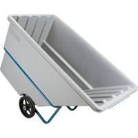 Tilt Truck, Polyethylene, 1.1 cu. yd., 2000 lbs. Load Capacity Waymarc Industries Inc