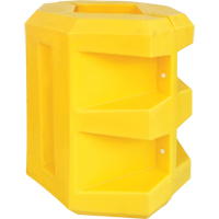 Short Column Protector, 6" x 6" Inside Opening, 24" L x 24" W x 24" H, Yellow MO040 | Waymarc Industries Inc