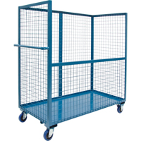 Chariot grillag&eacute; pour transport , Acier, 24" x 55" x 36", Capacit&eacute; 1200 lb Waymarc Industries Inc
