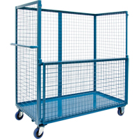 Chariot grillag&eacute; pour transport , Acier, 24" x 55" x 36", Capacit&eacute; 1200 lb Waymarc Industries Inc