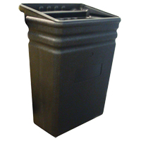 Plastic Refuse Bin for Utility Cart Waymarc Industries Inc