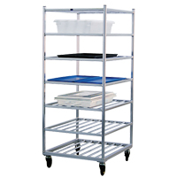 Shelf Cart, 7 Tiers, 28-1/2" W x 69" H x 32" D, 525 lbs. Capacity MO461 | Waymarc Industries Inc