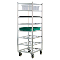 Chariot &agrave; tablettes, 8 Tiers, 20-7/8" la x 67" h x 27" p, Capacit&eacute; 600 lb Waymarc Industries Inc